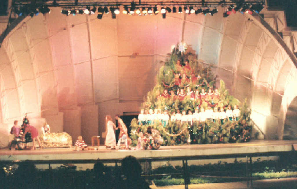 HUMBLE BEGINNINGS: One the school’s shows at the Music Bowl years ago. HUMBLE BEGINNINGS: One the school’s shows at the Music Bowl years ago.